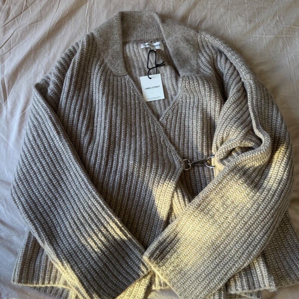 James Street Co. Frank Sweater Coat Size M NWT - Picture 4 of 7